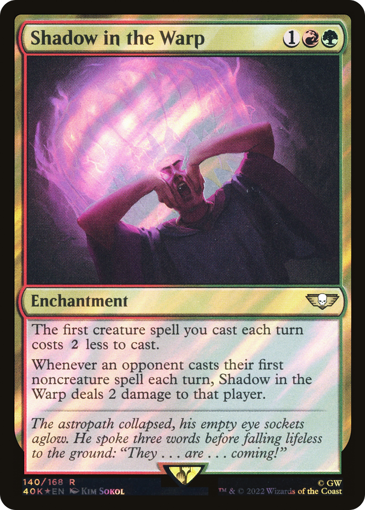 {R} Shadow in the Warp (Surge Foil) [Universes Beyond: Warhammer 40,000][SF 40K 140]