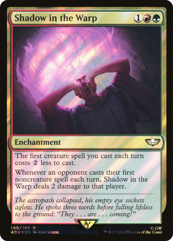{R} Shadow in the Warp (Surge Foil) [Universes Beyond: Warhammer 40,000][SF 40K 140]