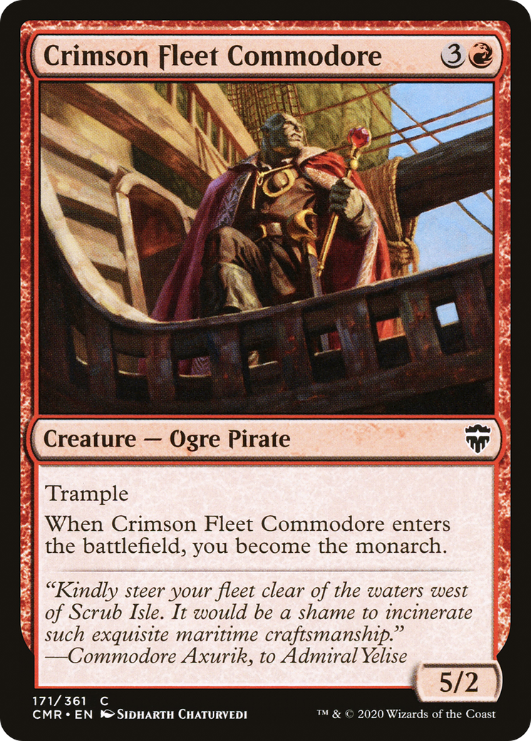 {C} Crimson Fleet Commodore [Commander Legends][CMR 171]