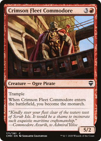 {C} Crimson Fleet Commodore [Commander Legends][CMR 171]
