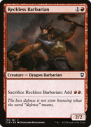 {C} Reckless Barbarian [Commander Legends: Battle for Baldur's Gate][CLB 193]