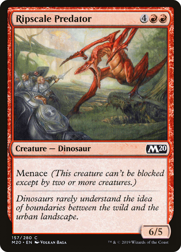 {C} Ripscale Predator [Core Set 2020][M20 157]