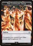 {T} Emblem - The Capitoline Triad [Assassin's Creed Tokens][TACR 007]