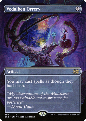 {R} Vedalken Orrery (Borderless Alternate Art) [Double Masters 2022][2X2 399]