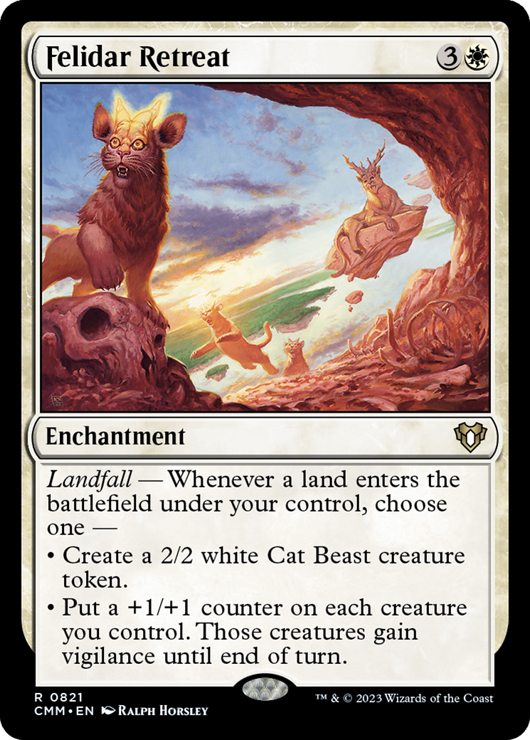 {R} Felidar Retreat [Commander Masters][CMM 821]