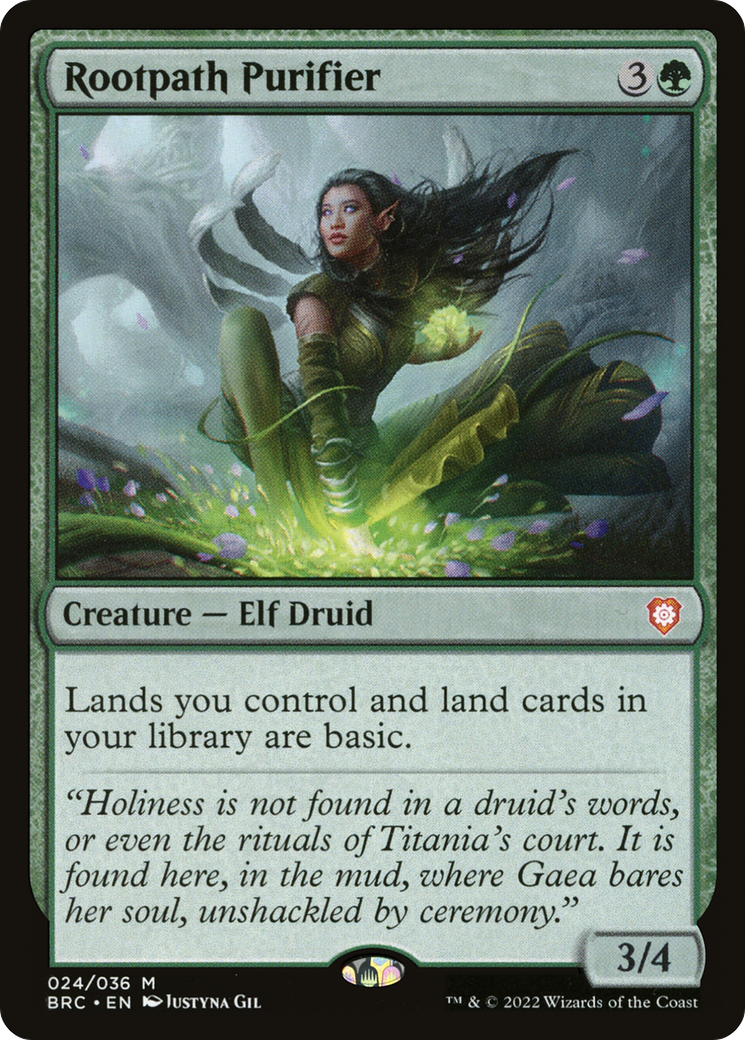 {R} Rootpath Purifier [The Brothers' War Commander][BRC 024]