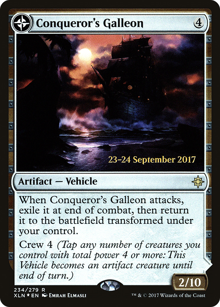 {R} Conqueror's Galleon // Conqueror's Foothold [Ixalan Prerelease Promos][PR XLN 234]