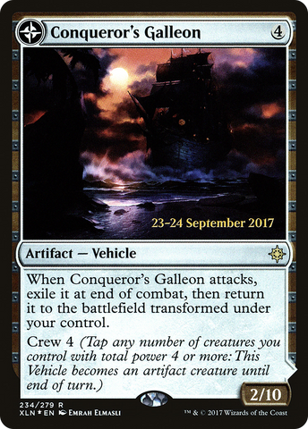 {R} Conqueror's Galleon // Conqueror's Foothold [Ixalan Prerelease Promos][PR XLN 234]