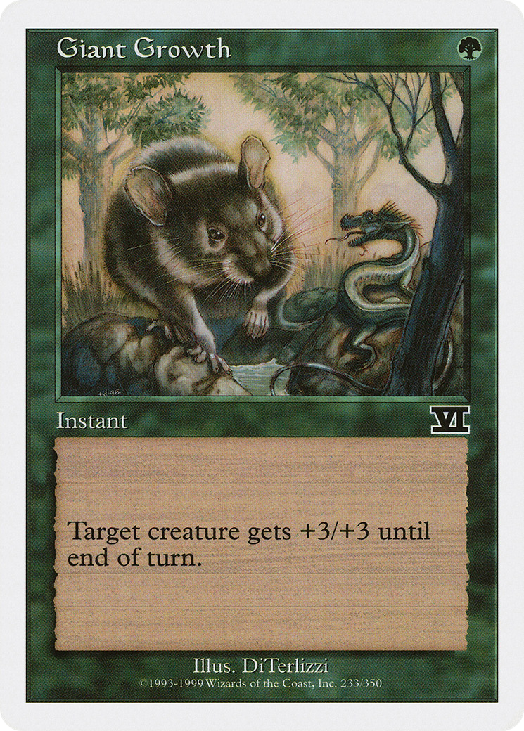 {C} Giant Growth [Classic Sixth Edition][6ED 233]