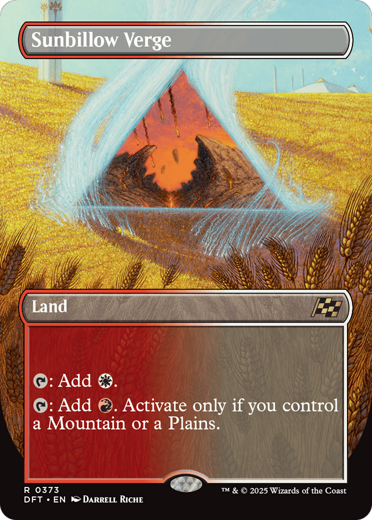 {@R} Sunbillow Verge (Borderless) [Aetherdrift][DFT 373]