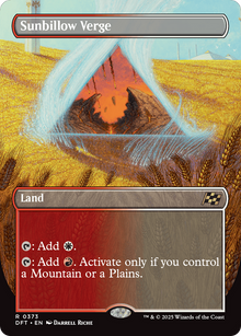 {@R} Sunbillow Verge (Borderless) [Aetherdrift][DFT 373]