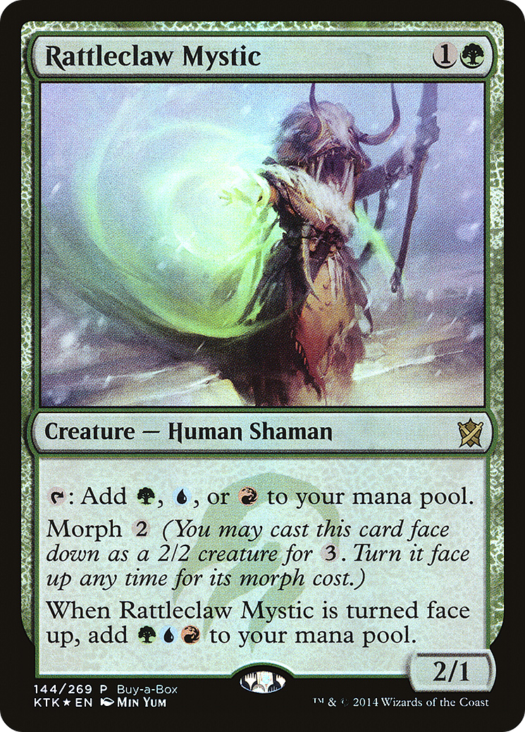 {R} Rattleclaw Mystic (Buy-A-Box) [Khans of Tarkir Promos][PA KTK 144]