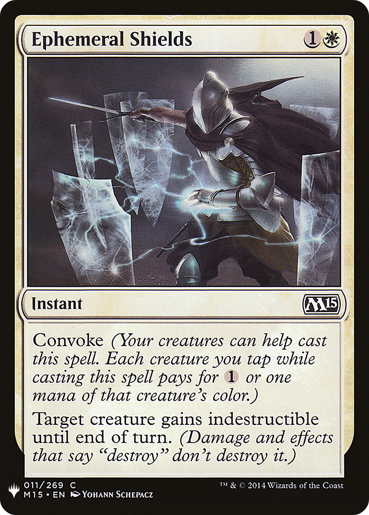 {C} Ephemeral Shields [Mystery Booster][LS M15 011]