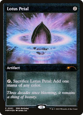 {R} Lotus Petal (Foil Etched) [30th Anniversary Promos][30B PRM 001]