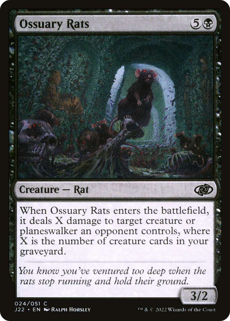 {C} Ossuary Rats [Jumpstart 2022][J22 024]