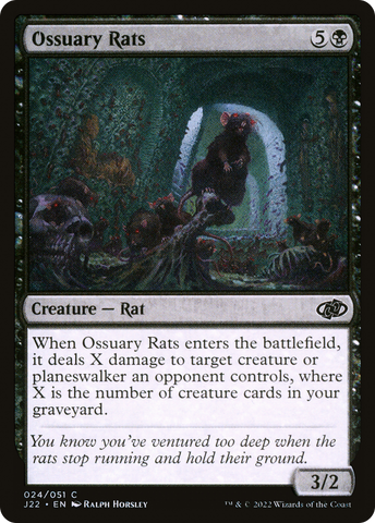 {C} Ossuary Rats [Jumpstart 2022][J22 024]