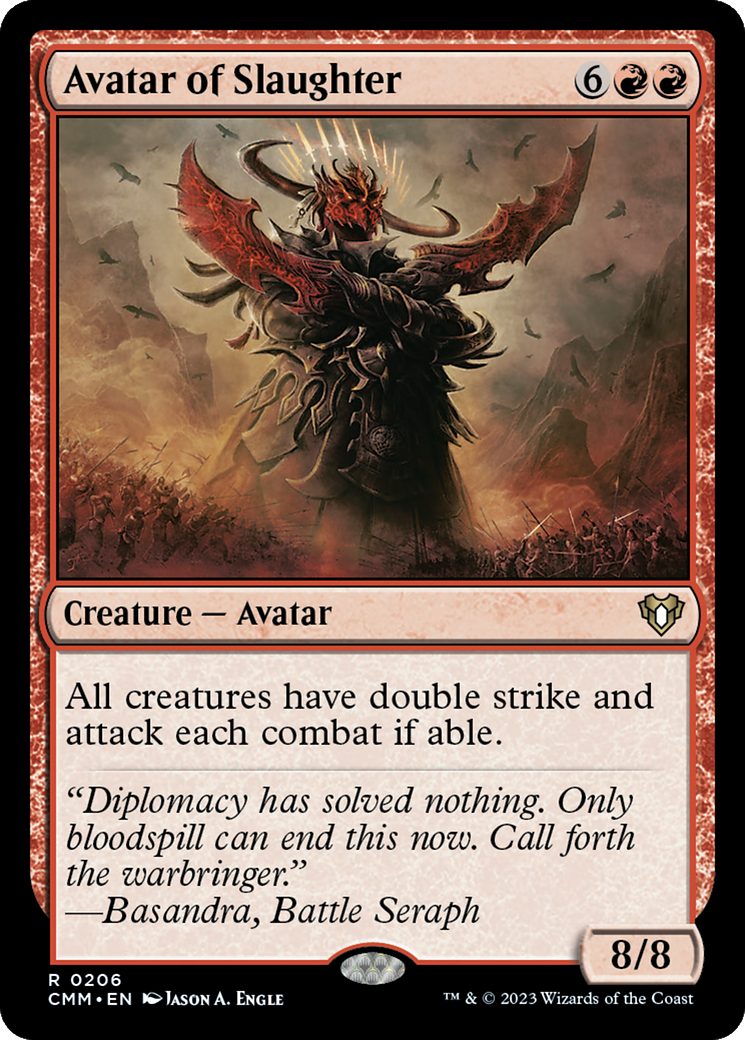 {R} Avatar of Slaughter [Commander Masters][CMM 206]