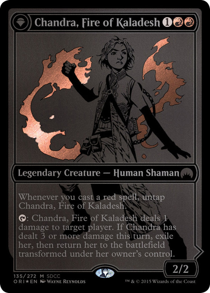 {R} Chandra, Fire of Kaladesh // Chandra, Roaring Flame [San Diego Comic-Con 2015][PA SD15 135]