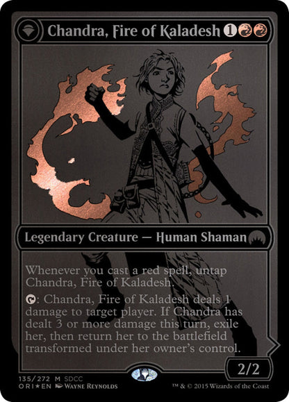 {R} Chandra, Fire of Kaladesh // Chandra, Roaring Flame [San Diego Comic-Con 2015][PA SD15 135]