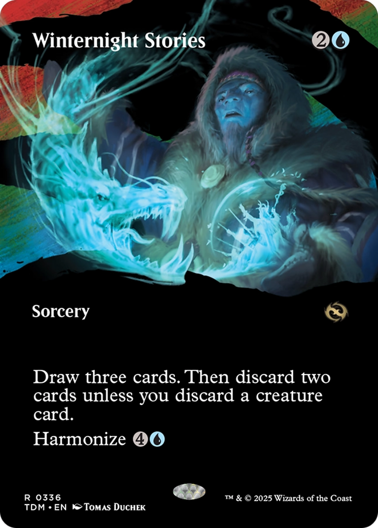 {@R} Winternight Stories (Borderless) [Tarkir: Dragonstorm][TDM 336]