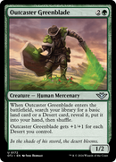{@C} Outcaster Greenblade [Outlaws of Thunder Junction][OTJ 172]