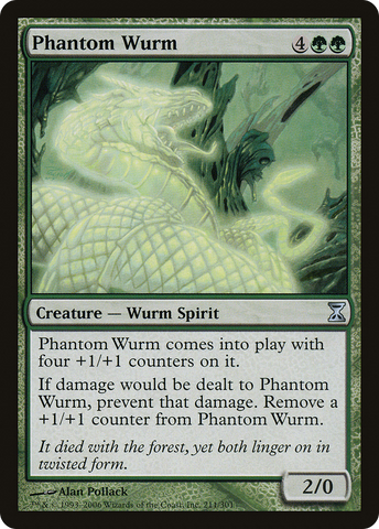 {C} Phantom Wurm [Time Spiral][TSP 211]