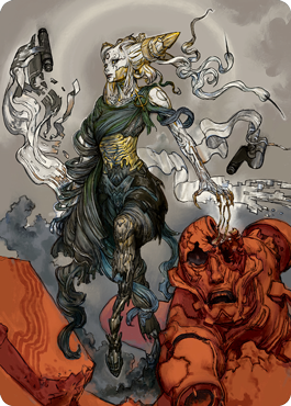 {A} Tamiyo, Compleated Sage Art Card [Kamigawa: Neon Dynasty Art Series][ANEO 076]