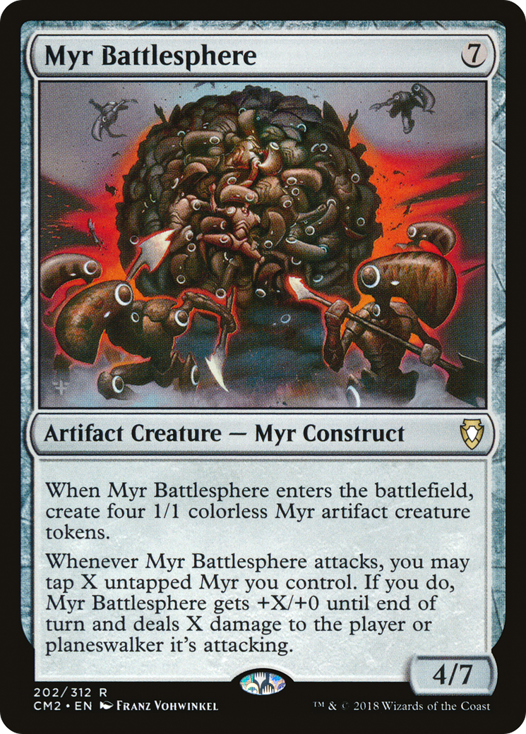 {R} Myr Battlesphere [Commander Anthology Volume II][CM2 202]