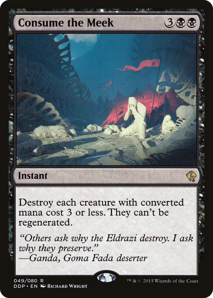 {R} Consume the Meek [Duel Decks: Zendikar vs. Eldrazi][DDP 049]