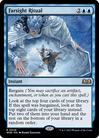 {@R} Farsight Ritual [Wilds of Eldraine][WOE 049]