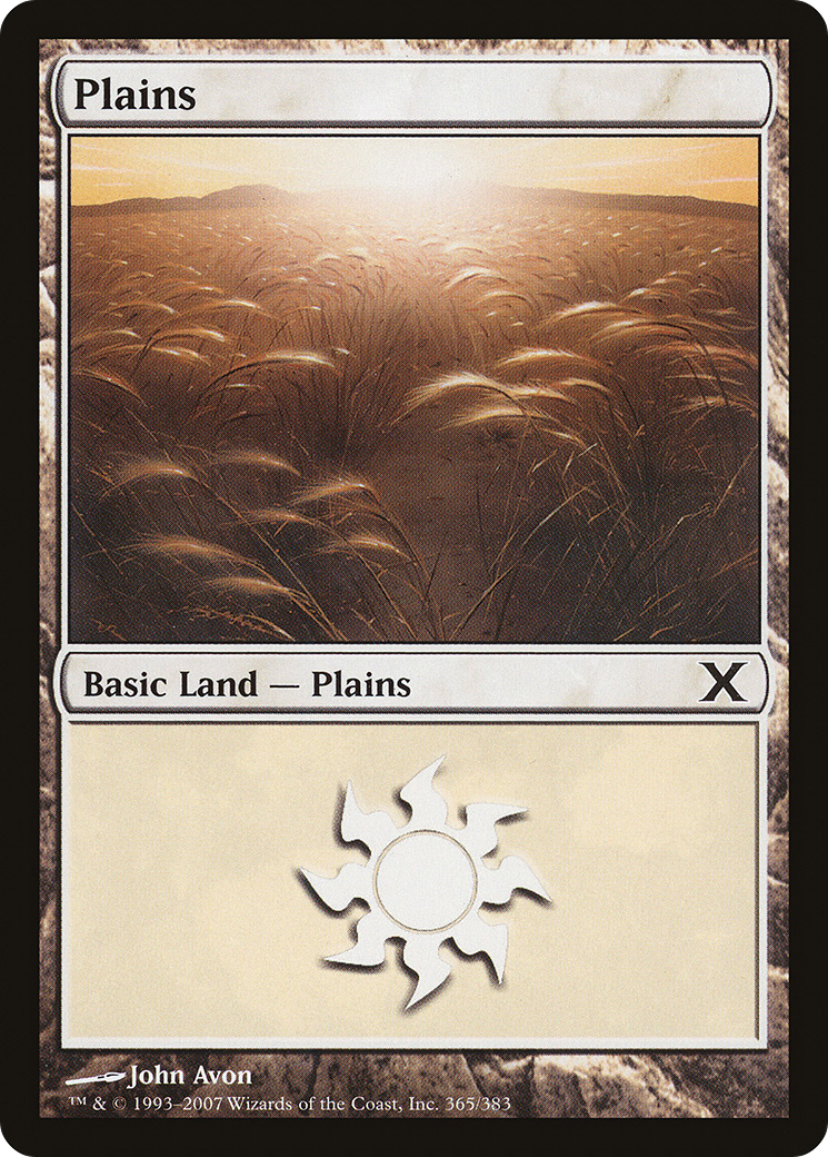 {B}[10E 365] Plains (365) [Tenth Edition]