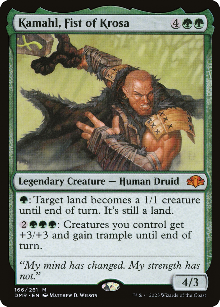 {R} Kamahl, Fist of Krosa [Dominaria Remastered][DMR 166]