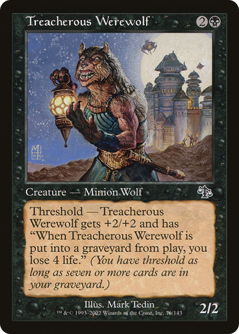 {C} Treacherous Werewolf [Judgment][JUD 076]