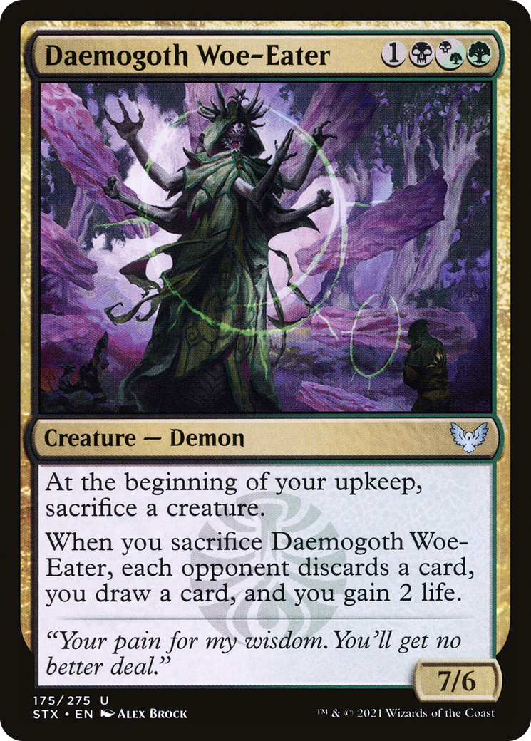 {C} Daemogoth Woe-Eater [Strixhaven: School of Mages][STX 175]