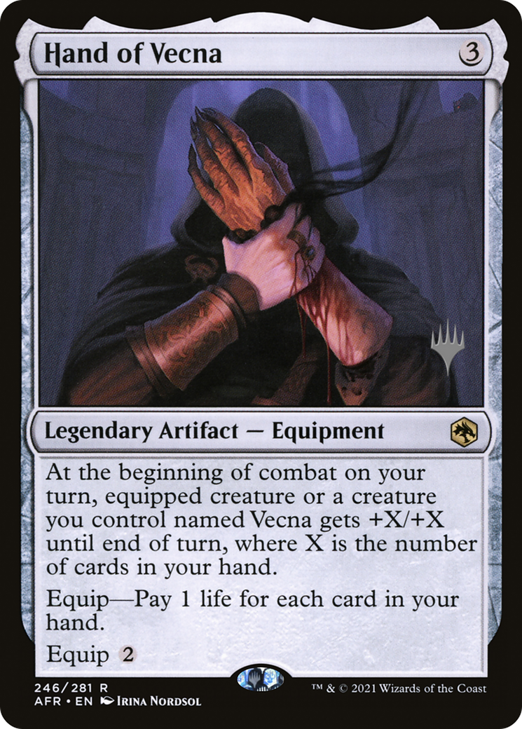 {R} Hand of Vecna (Promo Pack) [Dungeons & Dragons: Adventures in the Forgotten Realms Promos][PP AFR 246]