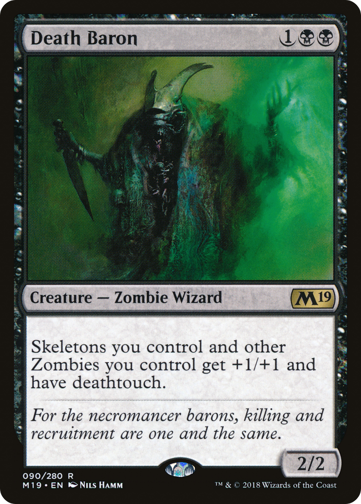 {R} Death Baron [Core Set 2019][M19 090] - Misty Mountain Games
