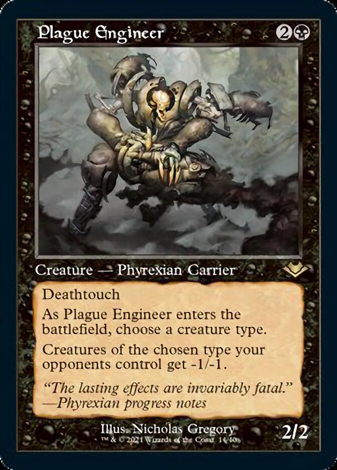 {R} Plague Engineer (Retro Foil Etched) [Modern Horizons 2][RF ET MH1 014]