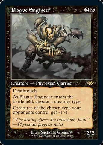 {R} Plague Engineer (Retro Foil Etched) [Modern Horizons 2][RF ET MH1 014]