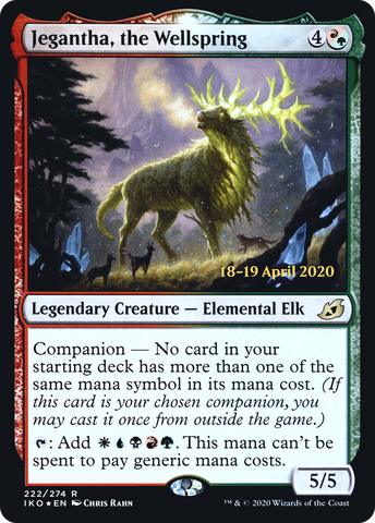 {R} Jegantha, the Wellspring [Ikoria: Lair of Behemoths Prerelease Promos][PR IKO 222]