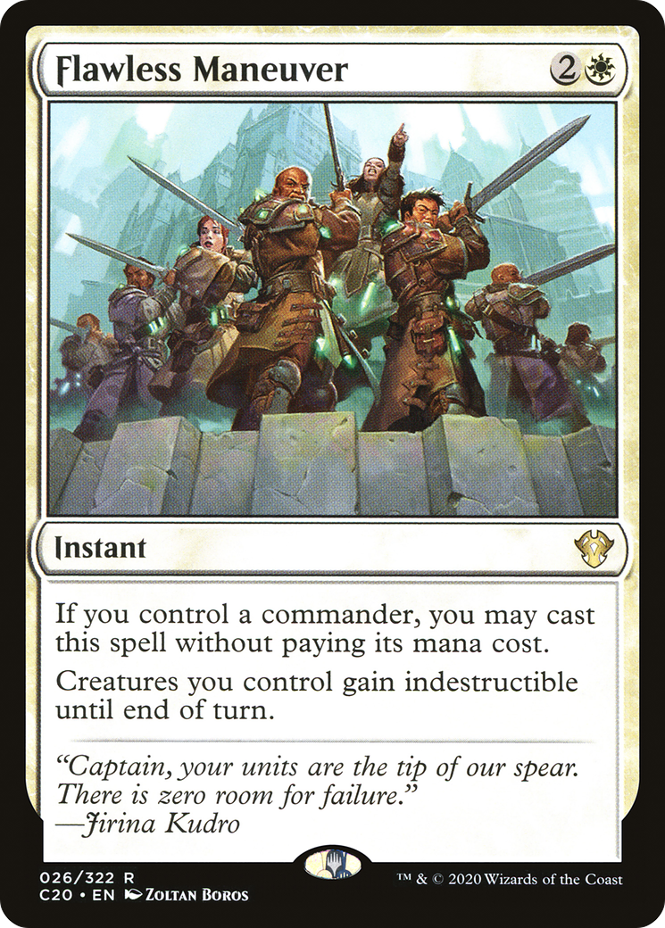 {R} Flawless Maneuver [Commander 2020][C20 026]