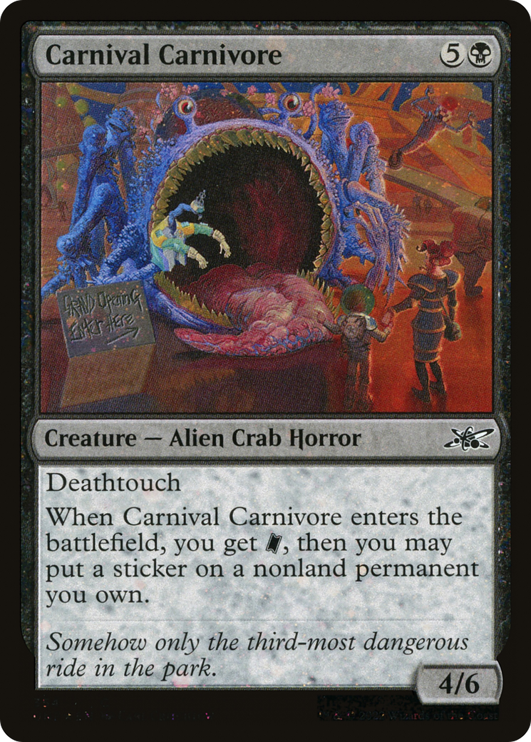 {C} Carnival Carnivore (Galaxy Foil) [Unfinity][UNF 354]