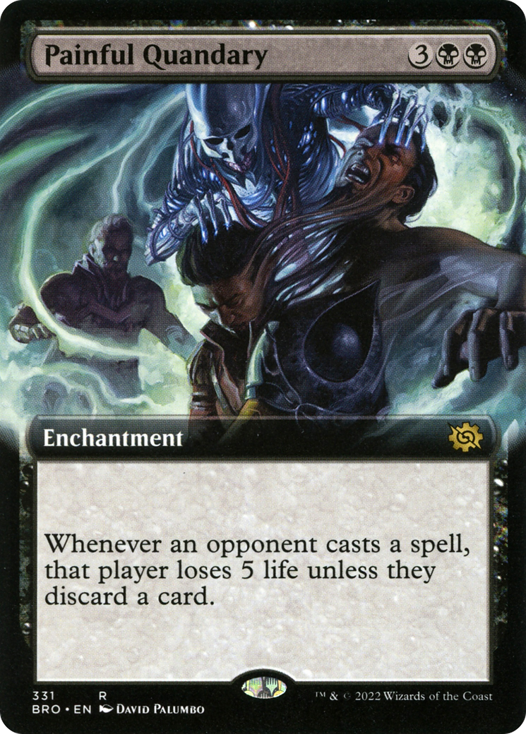 {R} Painful Quandary (Extended Art) [The Brothers' War][BRO 331]