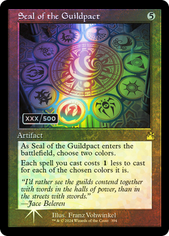 {R} Seal of the Guildpact (Retro) (Serialized) [Ravnica Remastered][SR RVR 394]
