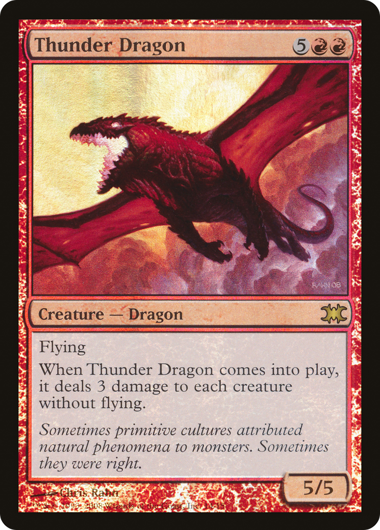 {R} Thunder Dragon [From the Vault: Dragons][DRB 014] - Misty Mountain Games