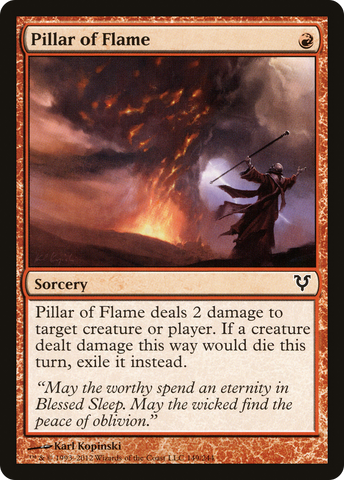 {C} Pillar of Flame [Avacyn Restored][AVR 149]