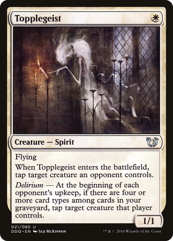 {C} Topplegeist [Duel Decks: Blessed vs. Cursed][DDQ 021]