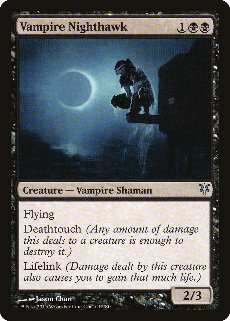 {C} Vampire Nighthawk [Duel Decks: Sorin vs. Tibalt][DDK 012]