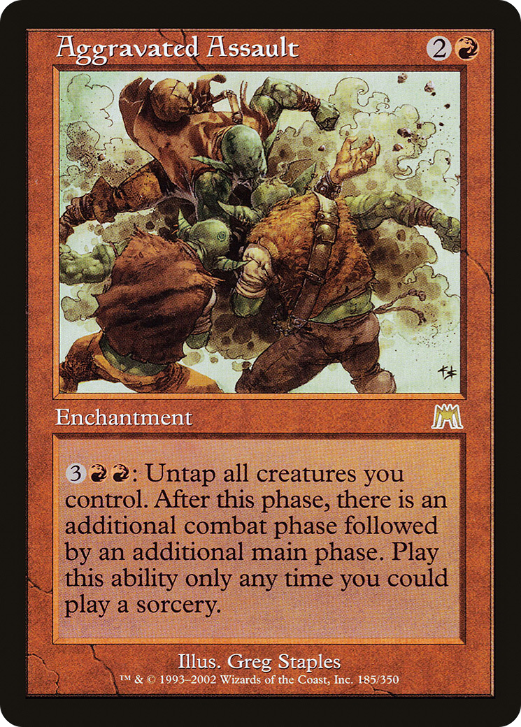{R} Aggravated Assault [Onslaught][ONS 185]