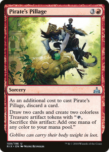 {C} Pirate's Pillage [Rivals of Ixalan][RIX 109]