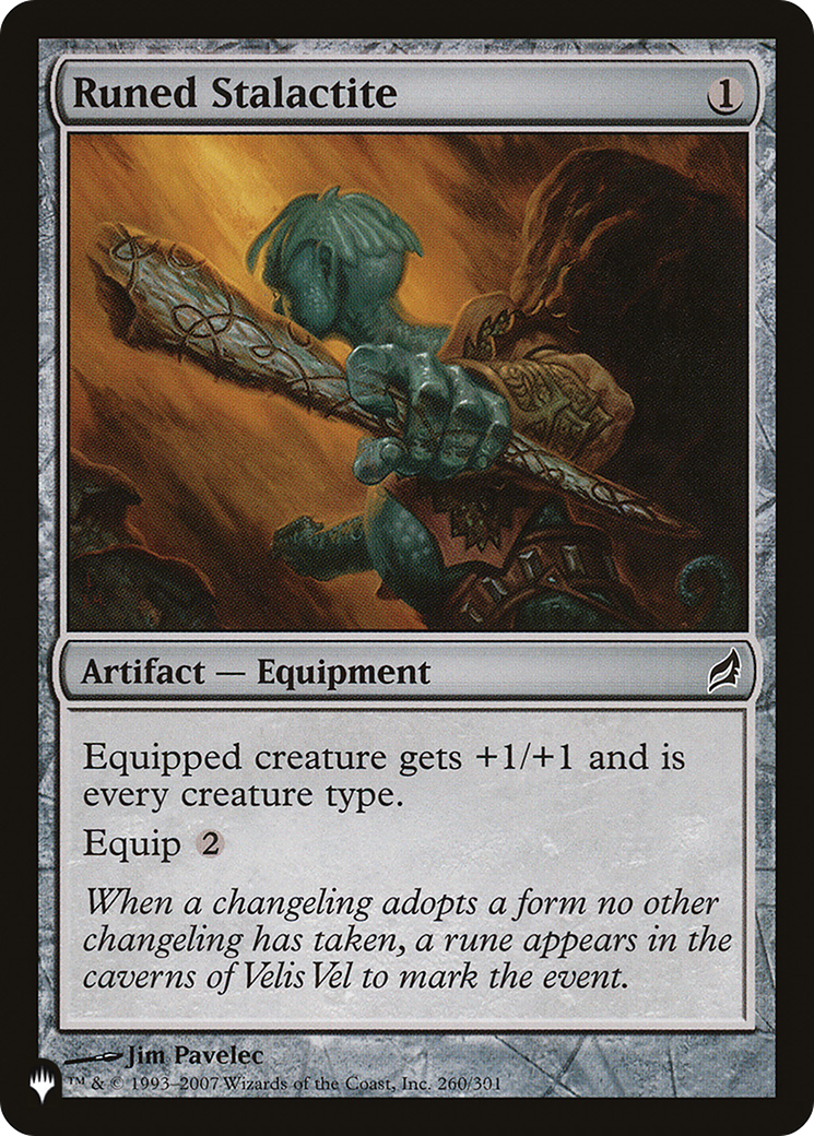 Runed Stalactite [LIST LRW-260]